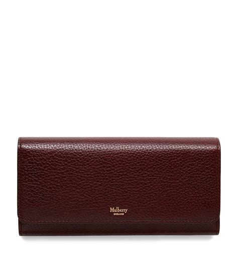 leather continental wallet